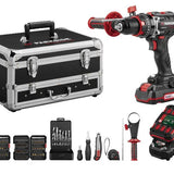 Set de taladro atornillador percutor recargable 20 V