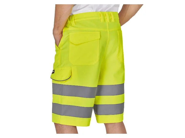 Pantalón de trabajo corto para hombre con Softshell reflectante