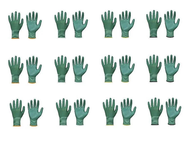 Guantes de nitrilo, juego de 12