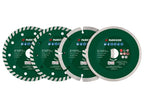 Juego de 4 discos de corte de diamante / Juego de 12 discos de corte