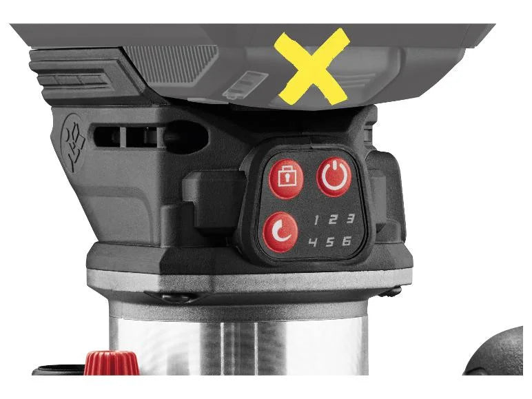 Fresadora multifunción recargable 20 V