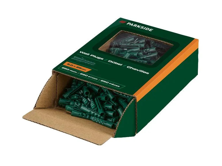 Surtido de tornillos para aglomerado, 420 piezas / Surtido de tacos, 500 piezas