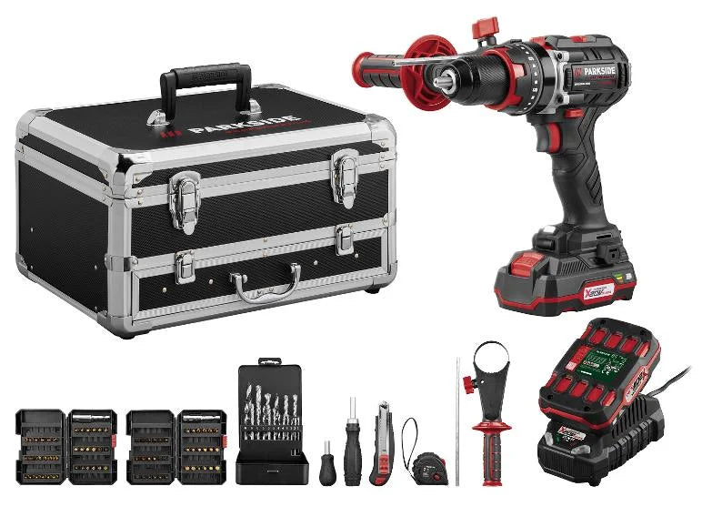 Set de taladro atornillador percutor recargable 20 V