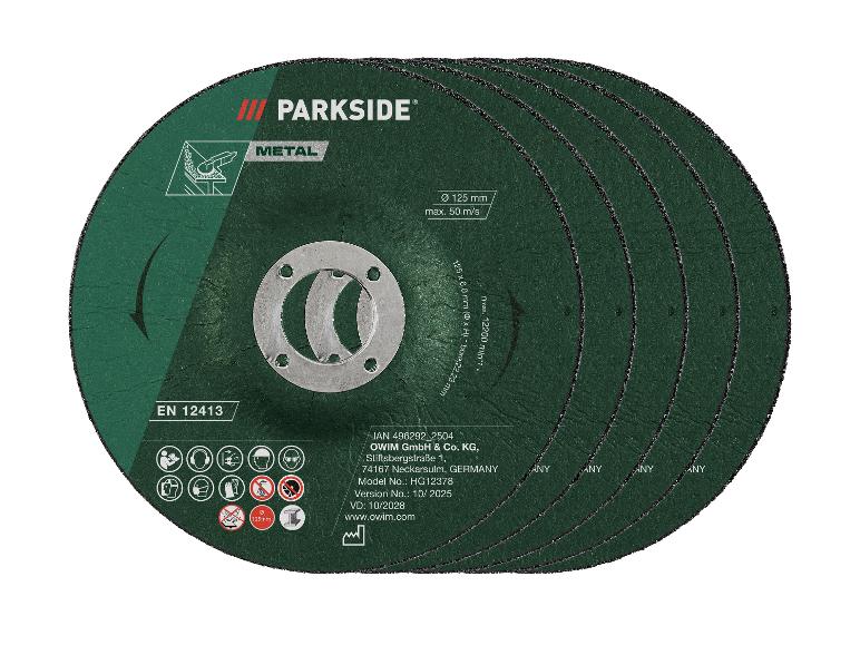 Accesorios para amoladora angular de 125 mm, para lijado/pulido