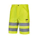 Pantalón de trabajo corto para hombre con Softshell reflectante