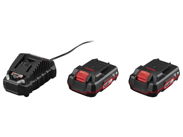 Set de taladro atornillador percutor recargable 20 V
