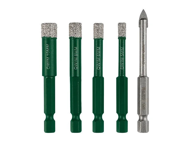 Juego de brocas de diamante para azulejos